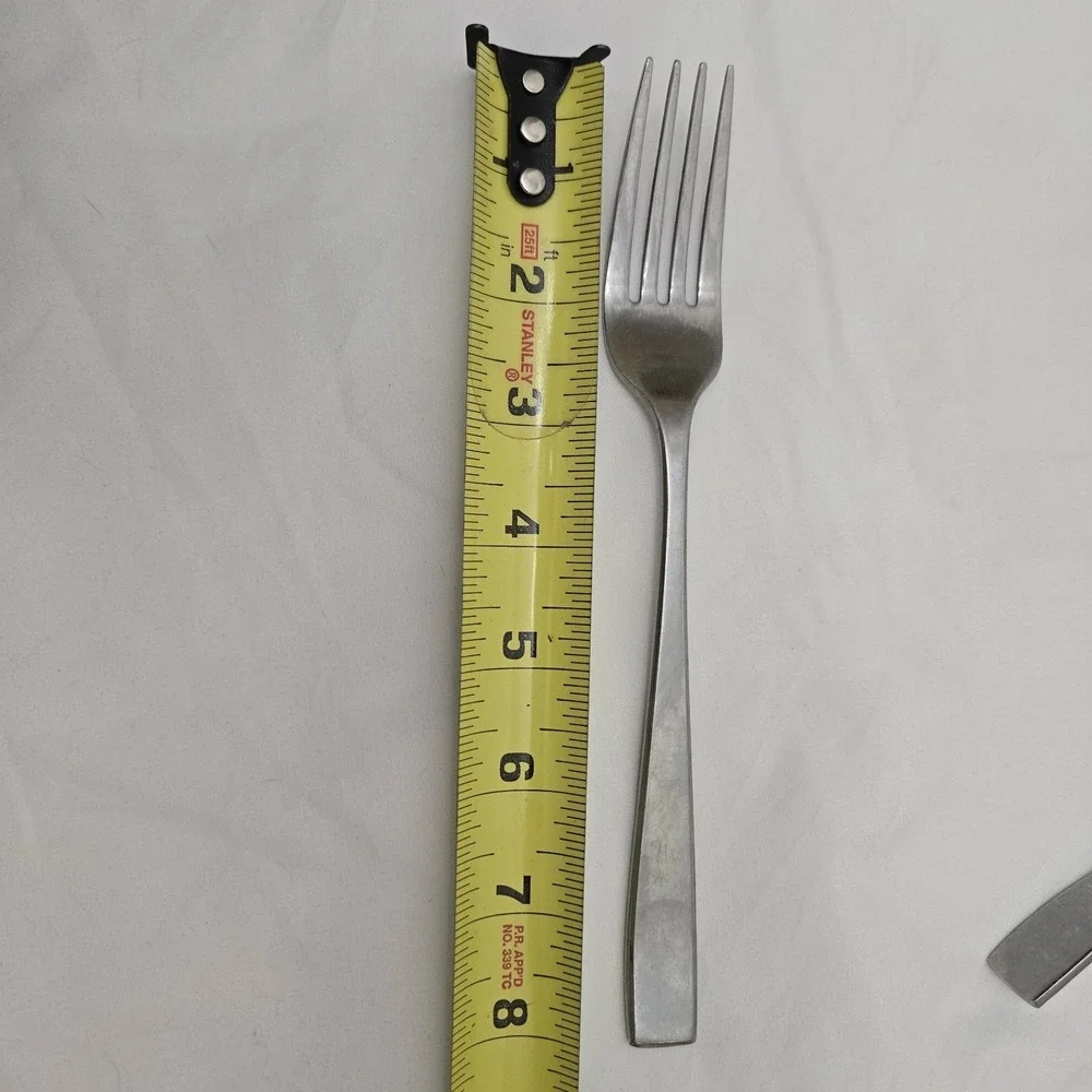 Lot Of 2 (Two) Logan Satin (Stainless) by Cambridge Silver Forks GUC Normal Wear